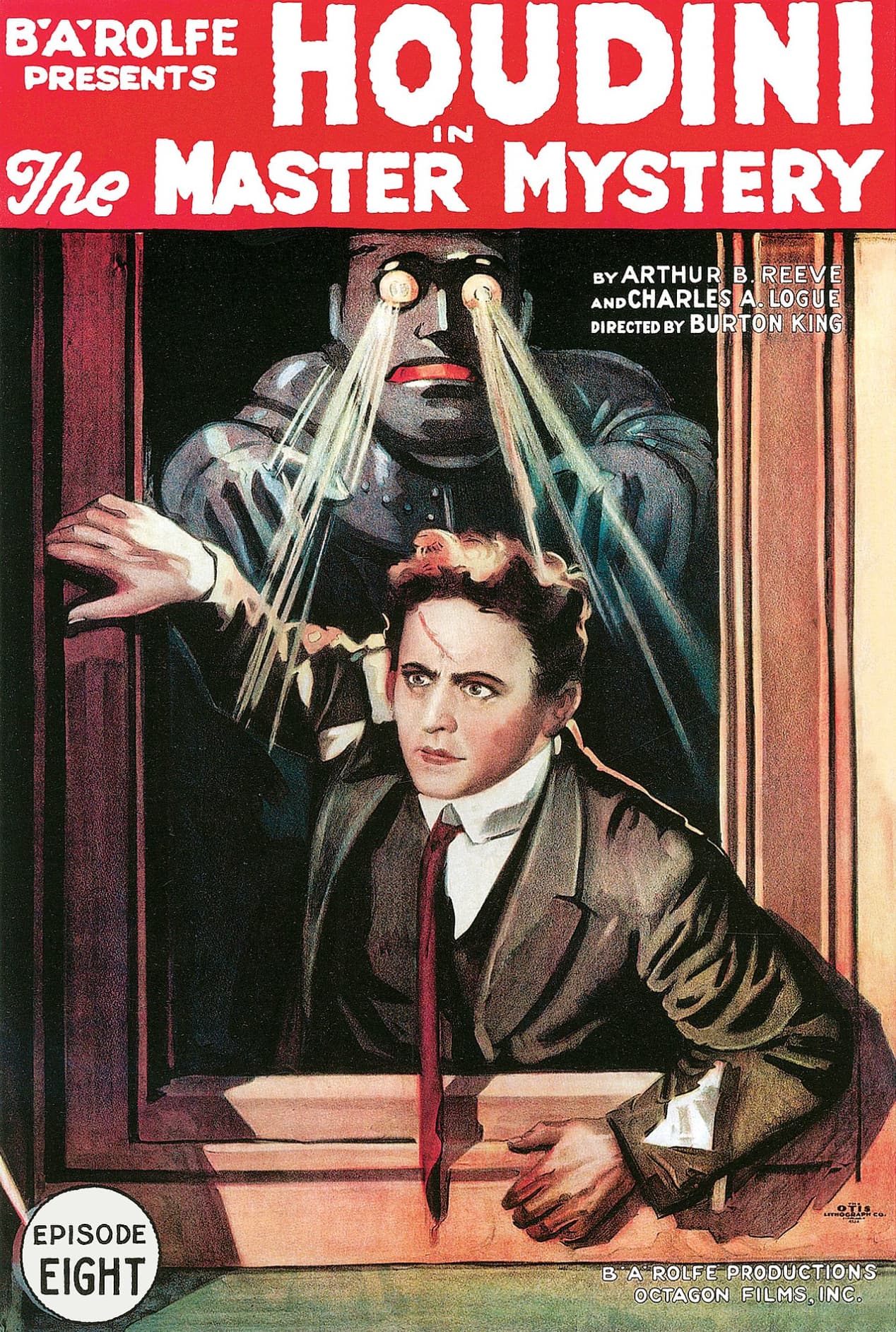 harry houdini posters - B'A Rolfe Presents Houdini The Master Mystery By Arthur Breeve Andcharles A Logue Directed By Burton King Episode Eight Larolle Productions Octagon Films, Inc.